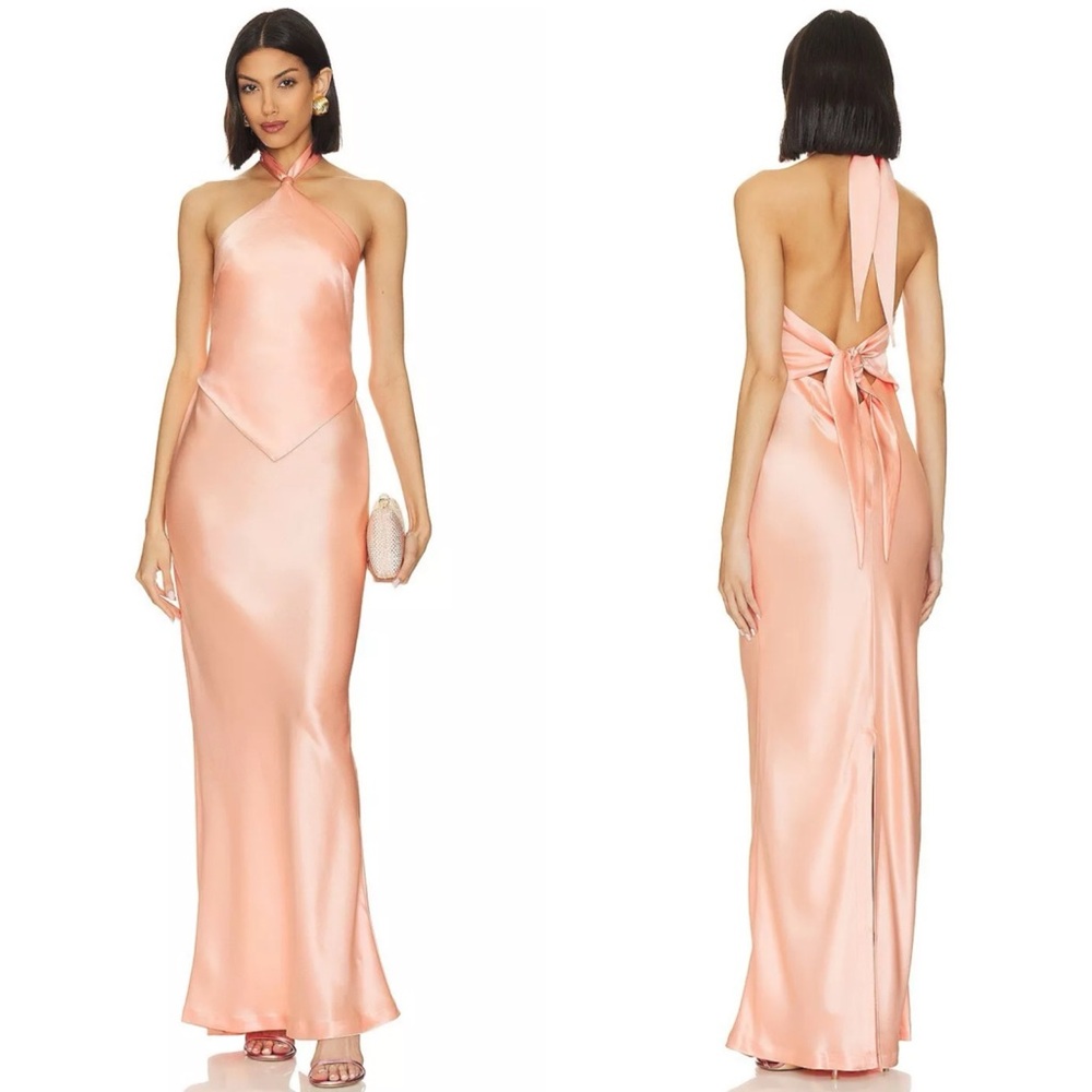 Retrofete Ester maxi dress in Cantalope size XS